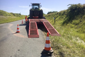 Dépannage d'un tracteur agricole