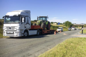 Dépannage d'un tracteur agricole
