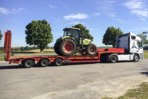 Dépannage d'un tracteur agricole