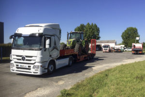 Dépannage d'un tracteur agricole