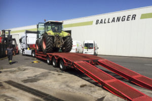 Dépannage d'un tracteur agricole