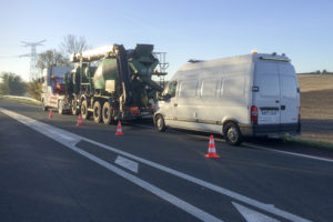 Dépannage d'une bétonneuse
